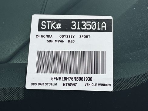 Certified 2024 Honda Odyssey Sport image 31