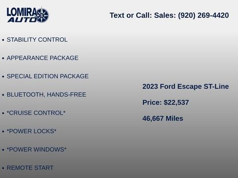 Used 2023 Ford Escape ST-Line AWD/4WD image 10
