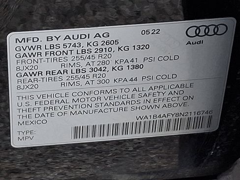 Used 2022 Audi SQ5 Premium Plus w/ Premium Plus Package image 28