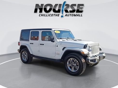 Used 2021 Jeep Wrangler Unlimited Sahara w/ Uconnect 4C Nav & Sound Group image 2