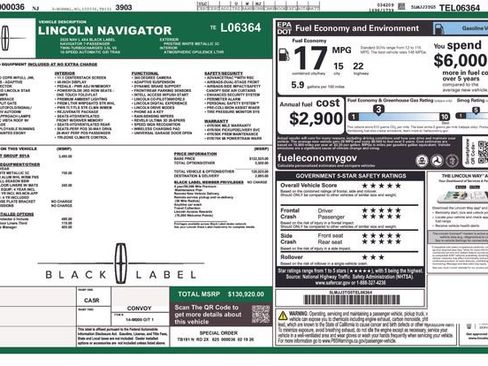 New 2026 Lincoln Navigator L Black Label AWD/4WD image 4