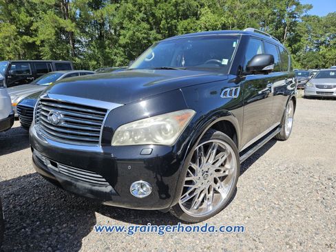 Used 2012 INFINITI QX56 4WD w/ Deluxe Touring Pkg image 2