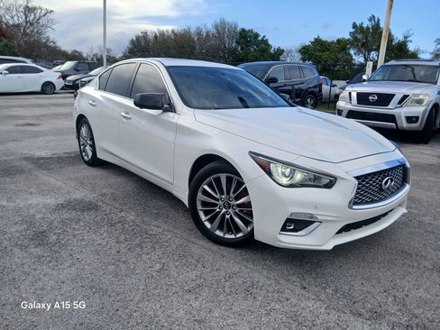 Used 2021 INFINITI Q50 Luxe w/ Cargo Package image 1