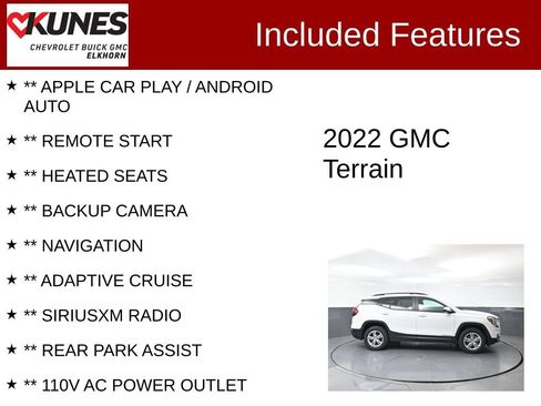 Used 2022 GMC Terrain SLE w/ Driver Convenience Package AWD/4WD image 2