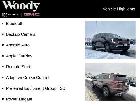 New 2026 GMC Acadia Elevation AWD/4WD image 3