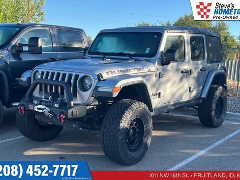 Used 2021 Jeep Wrangler Unlimited Rubicon w/ LED Lighting Group AWD/4WD image 1
