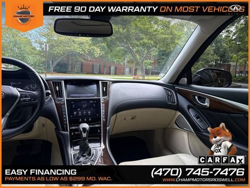 Used 2018 INFINITI Q50 Luxe w/ Sensory Package (Luxe) RWD image 31