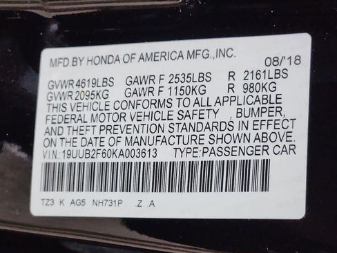 Certified 2019 Acura TLX V6 w/ Technology & A-SPEC Pkg image 26