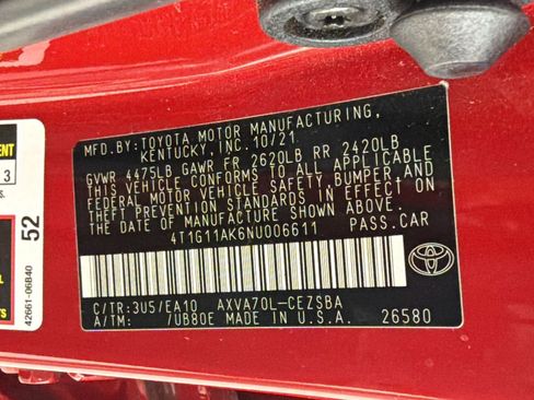 Used 2022 Toyota Camry SE FWD image 23