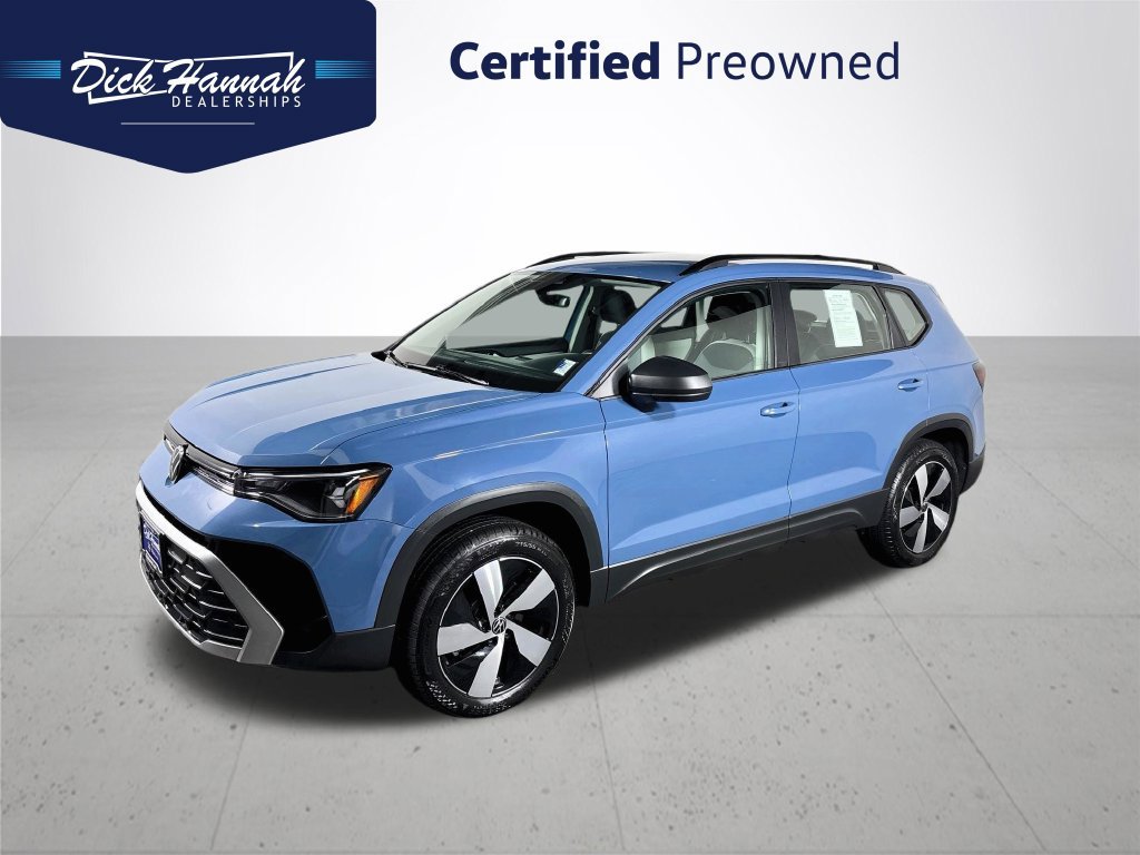 Certified 2025 Volkswagen Taos S AWD/4WD image 1