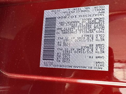 New 2025 Nissan Murano SL AWD/4WD image 23