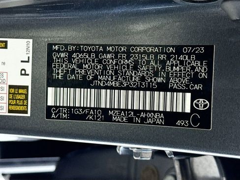 Used 2023 Toyota Corolla SE FWD image 35