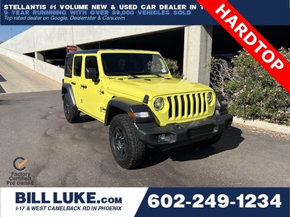 Certified 2023 Jeep Wrangler Sport