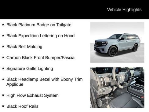 New 2026 Ford Expedition Platinum w/ Stealth Performance Package image 14