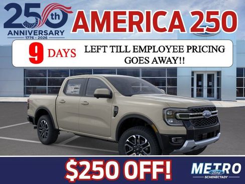 New 2026 Ford Ranger Lariat w/ FX4 Off-Road Package AWD/4WD image 1