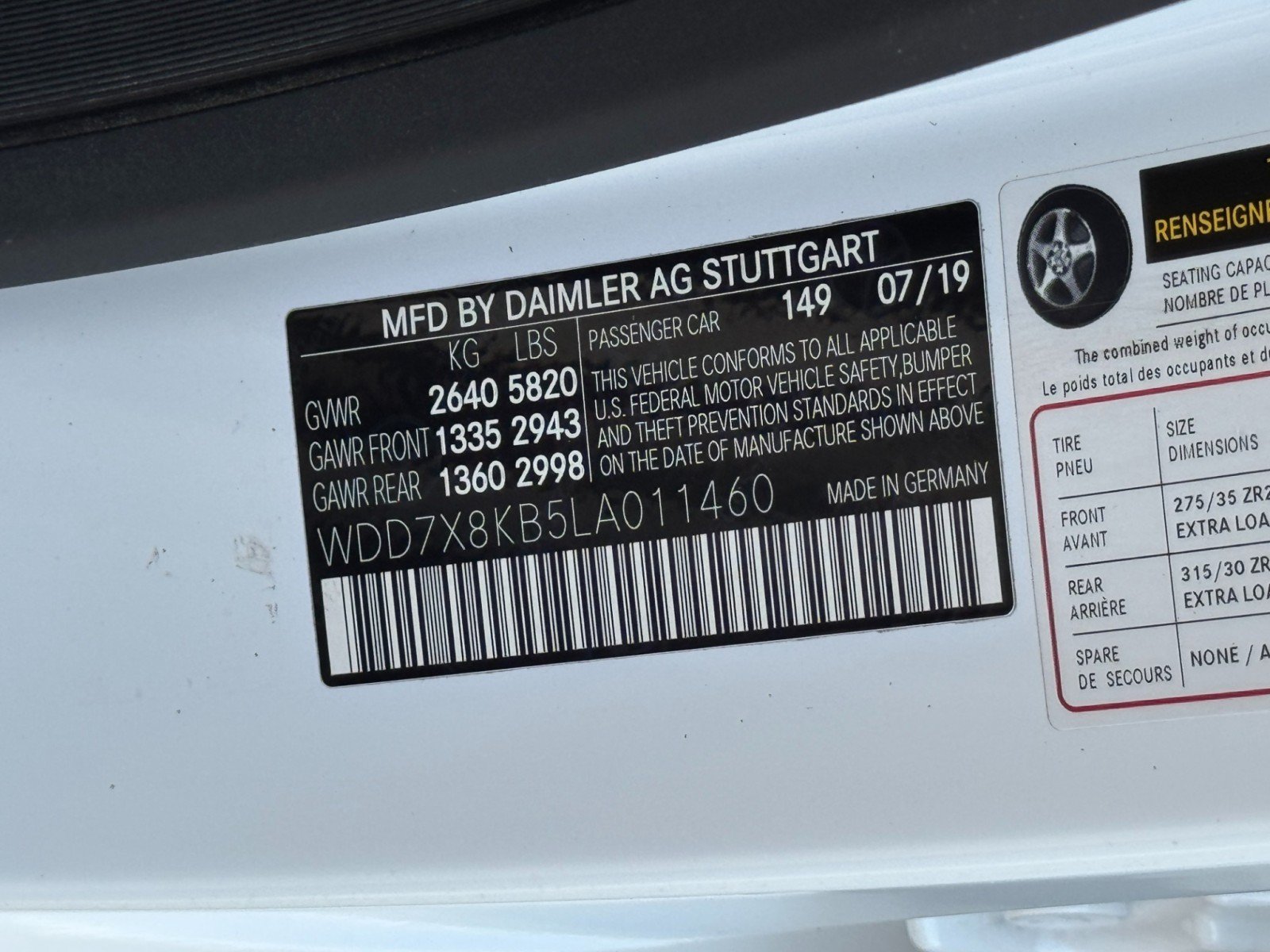Used 2020 Mercedes-Benz AMG GT 63 S image 61