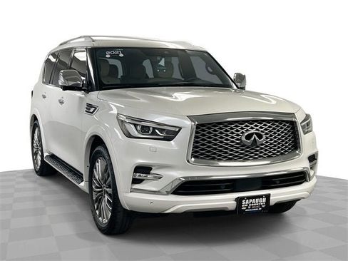 Used 2021 INFINITI QX80 Sensory w/ Cargo Package image 1