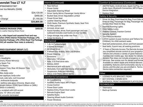 Used 2022 Chevrolet Trax LT w/ LT Convenience Package image 4