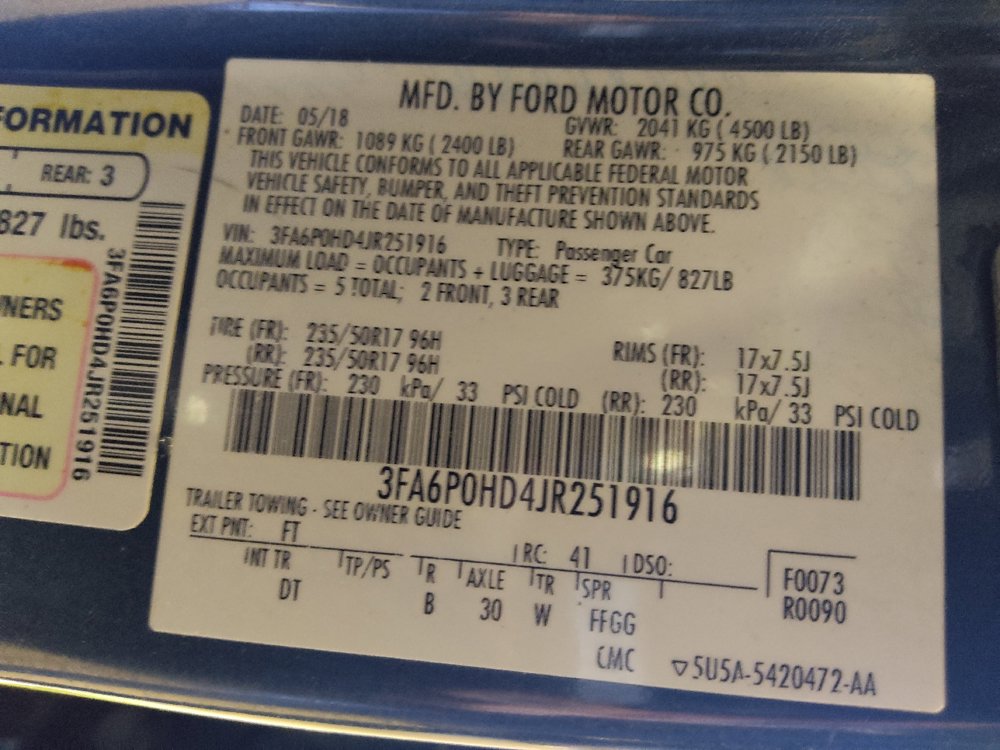 Used 2018 Ford Fusion SE w/ Fusion SE Technology Package FWD image 33