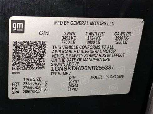 Used 2022 Chevrolet Suburban Z71 w/ Luxury Package AWD/4WD image 27