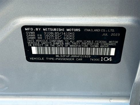 Used 2024 Mitsubishi Mirage G4 LE image 32