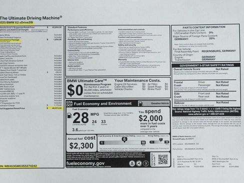 Used 2025 BMW X2 xDrive28i image 43