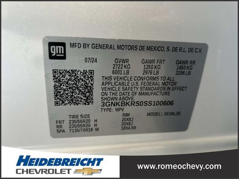 Used 2025 Chevrolet Blazer RS w/ Enhanced Convenience Package AWD/4WD image 8