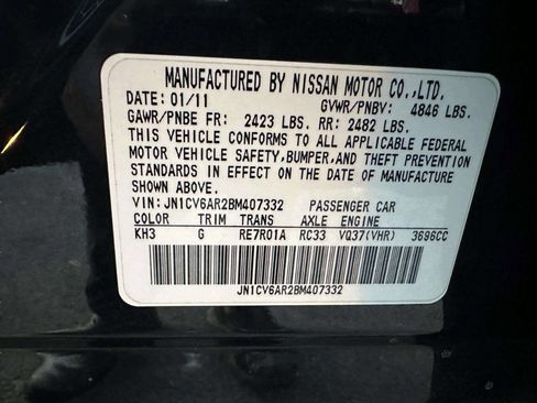 Used 2011 INFINITI G37 x w/ Sport Appearance Package image 36