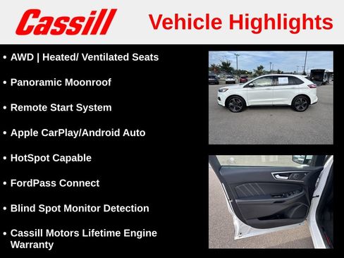 Used 2020 Ford Edge ST w/ Equipment Group 401A AWD/4WD image 7