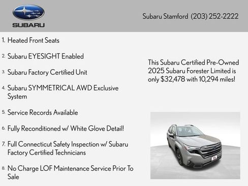 Used 2025 Subaru Forester Limited AWD/4WD image 2