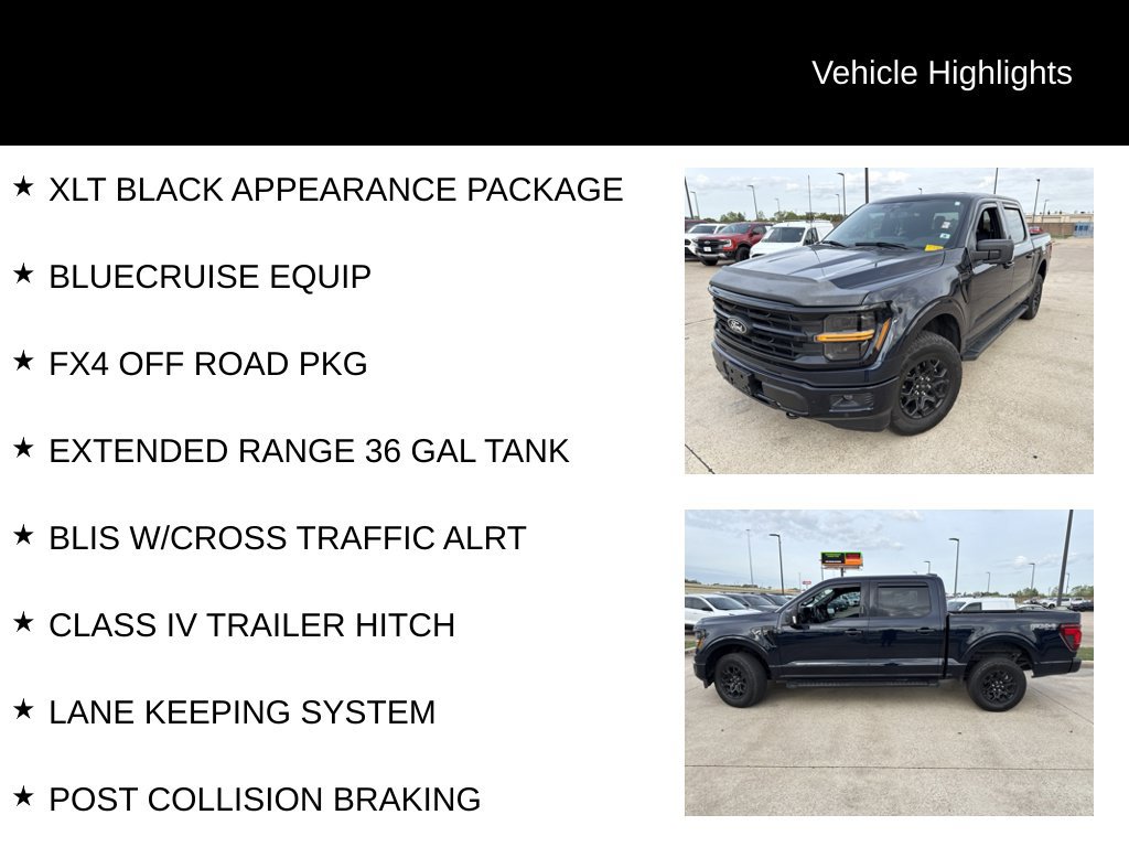 Used 2024 Ford F150 XLT w/ Equipment Group 302A MID AWD/4WD image 5
