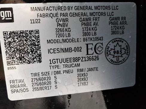 Certified 2023 GMC Sierra 1500 AT4 w/ AT4 Preferred Package image 32