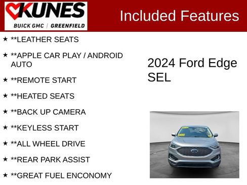 Used 2024 Ford Edge SEL AWD/4WD image 2
