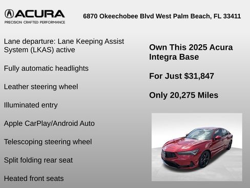 Used 2025 Acura Integra A-Spec FWD image 12