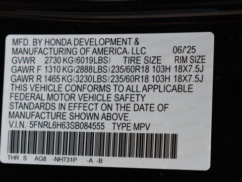 Used 2025 Honda Odyssey EX-L image 35