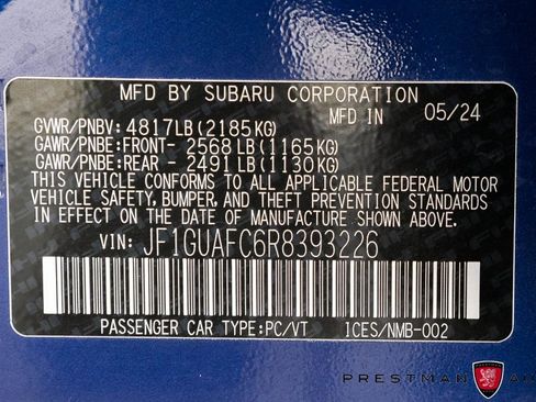 Used 2024 Subaru Impreza 2.0i Sport image 36