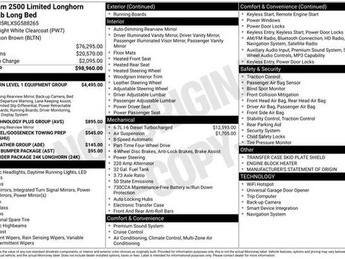 Used 2025 RAM 2500 Limited AWD/4WD image 44