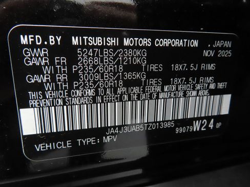 New 2026 Mitsubishi Outlander ES FWD image 27