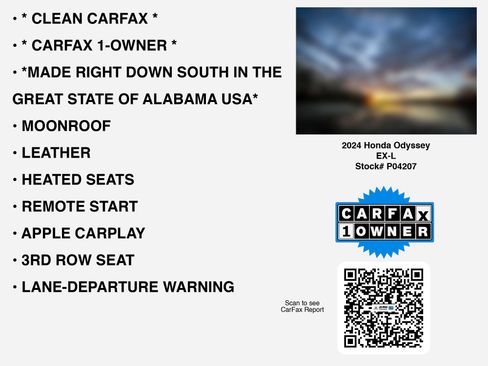 Certified 2024 Honda Odyssey EX-L image 7