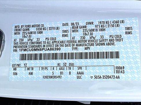 Used 2023 Ford Escape ST-Line w/ Tech Pack #1 image 34