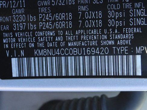 Used 2011 Hyundai Veracruz Limited w/ Navigation Pkg 3 image 11