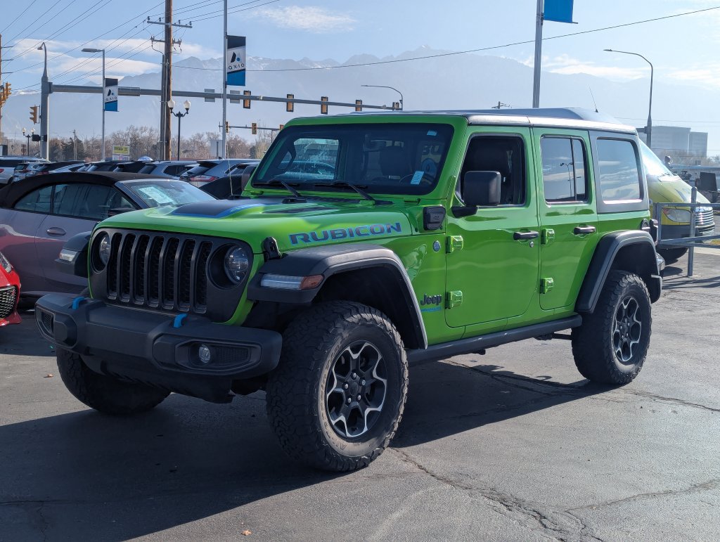 Used 2021 Jeep Wrangler Unlimited Rubicon 4xe w/ Cold Weather Group AWD/4WD image 8
