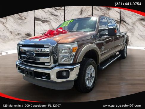 Used 2012 Ford F250 Lariat w/ Lariat Ultimate Pkg AWD/4WD image 3