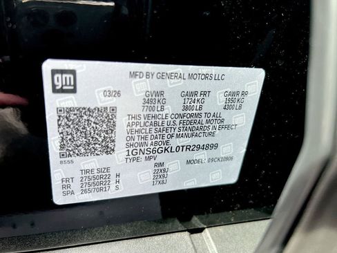 New 2026 Chevrolet Suburban High Country AWD/4WD image 28