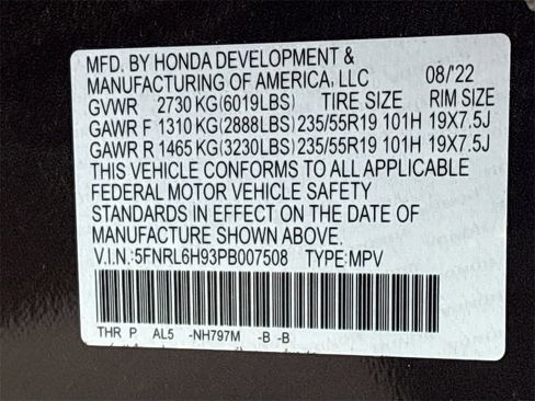 Used 2023 Honda Odyssey Elite image 35