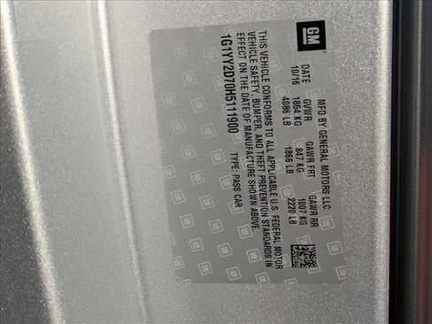 Used 2017 Chevrolet Corvette Grand Sport image 15