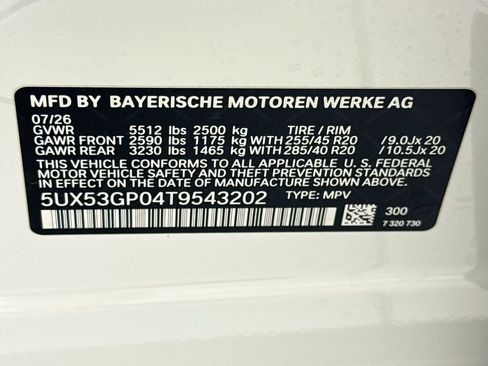 New 2026 BMW X3 xDrive30i w/ Convenience Package AWD/4WD image 34