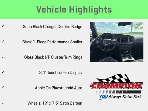 Used 2023 Dodge Charger SXT w/ Blacktop Package AWD/4WD image 24