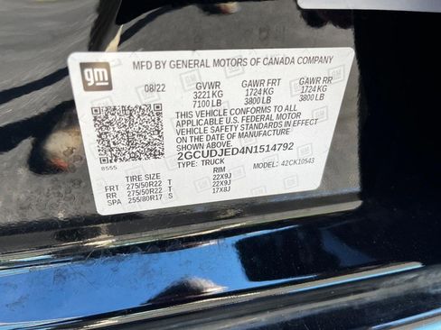 Used 2022 Chevrolet Silverado 1500 High Country w/ High Country Premium Package image 24