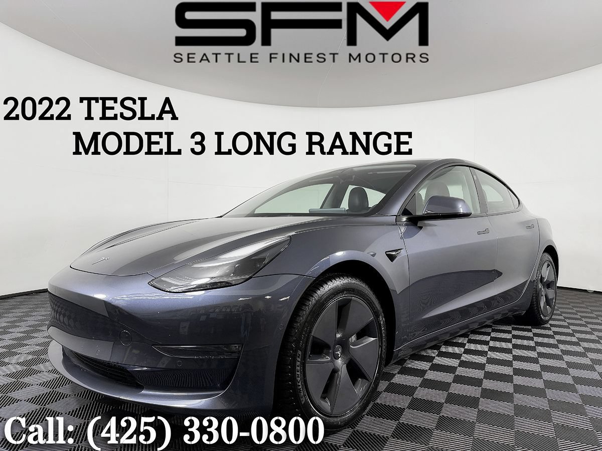Used 2022 Tesla Model 3 Long Range AWD/4WD image 1